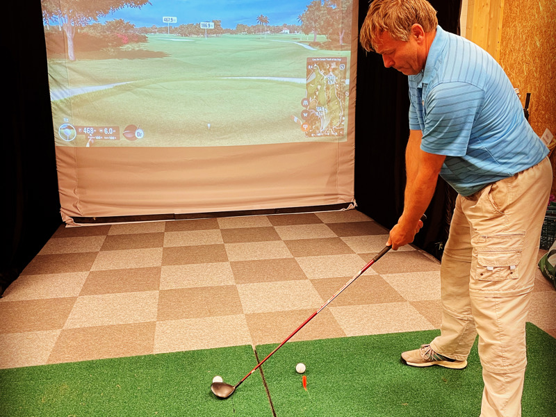 Simulatorgolfen öppnar