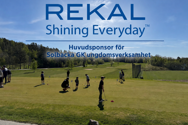 Rekal sponsrar rangekort till Solbacka GK:s juniorer