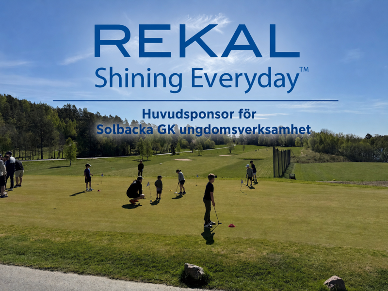 Rekal sponsrar rangekort till Solbacka GK:s juniorer