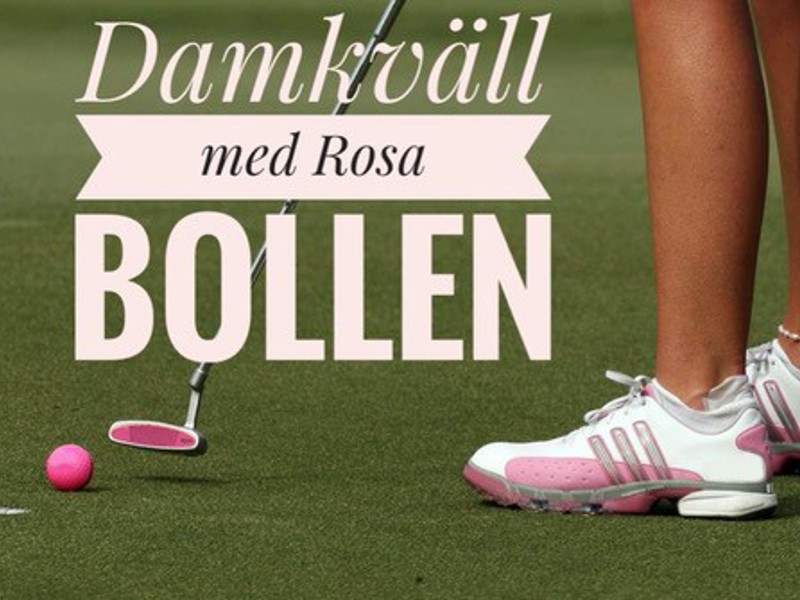 DAMGOLF  12 juni  Med Rosa Bollen