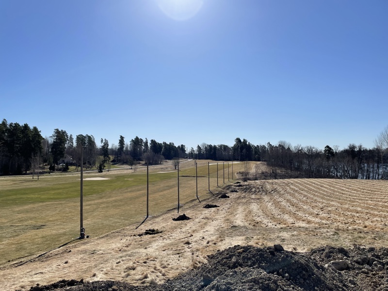 Stolpar till nya rangen på plats