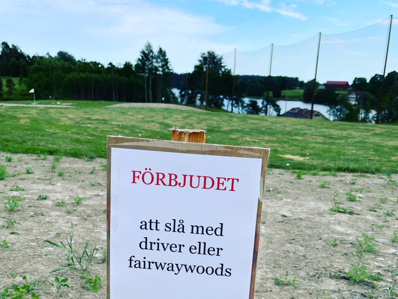 Förbud att slå woods på rangen