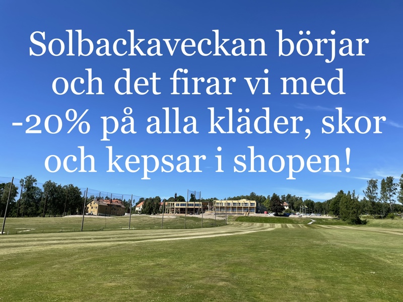 Solbackaveckan börjar