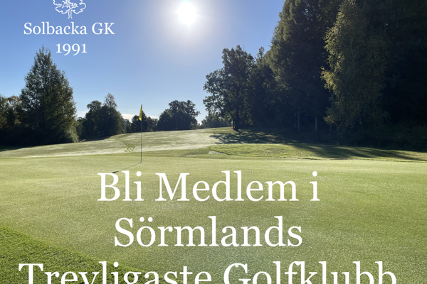 Bli medlem i Sörmlands trevligaste golfklubb
