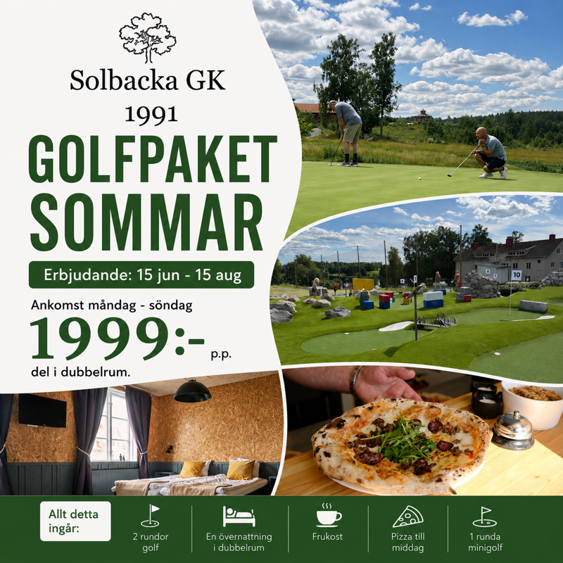 Golfpaket Sommar 1 1
