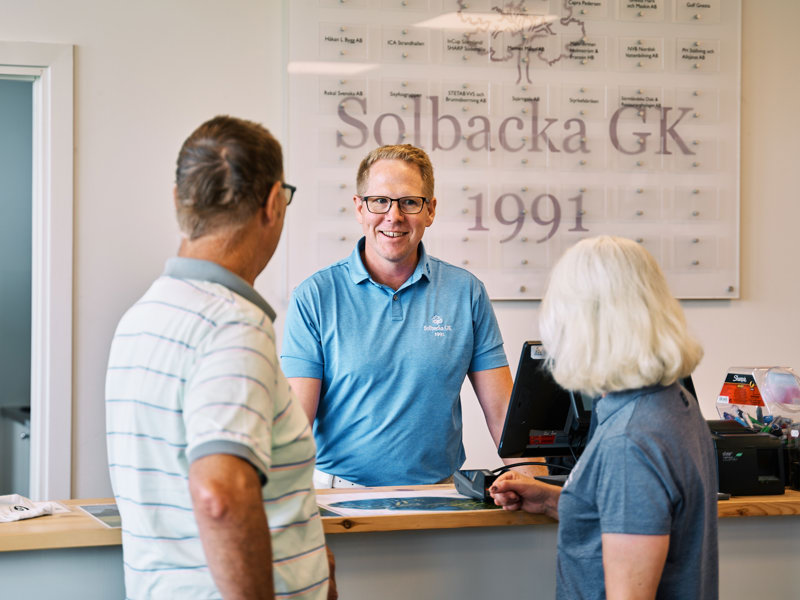 Golfreceptionen stänger kl 15 mån-fre vecka 35