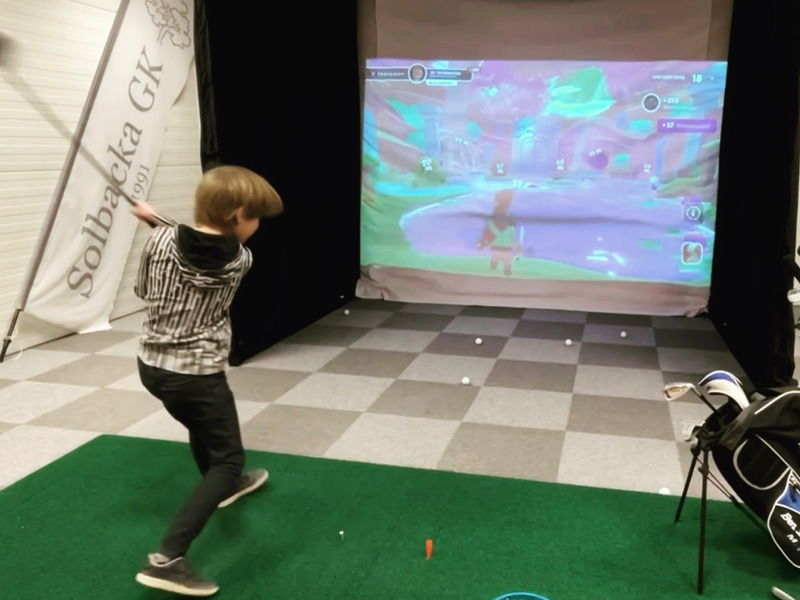 Påsklovsgolf på Solbacka