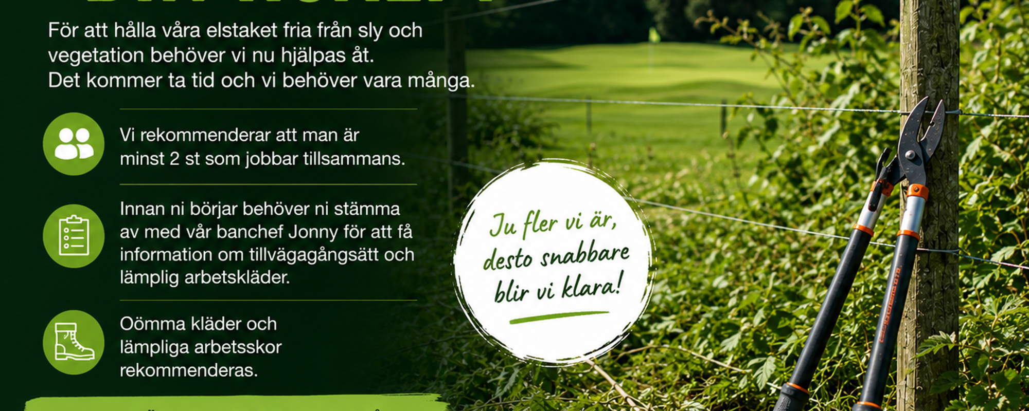 Röja Elstaket